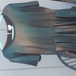 Metallic Holiday Dress